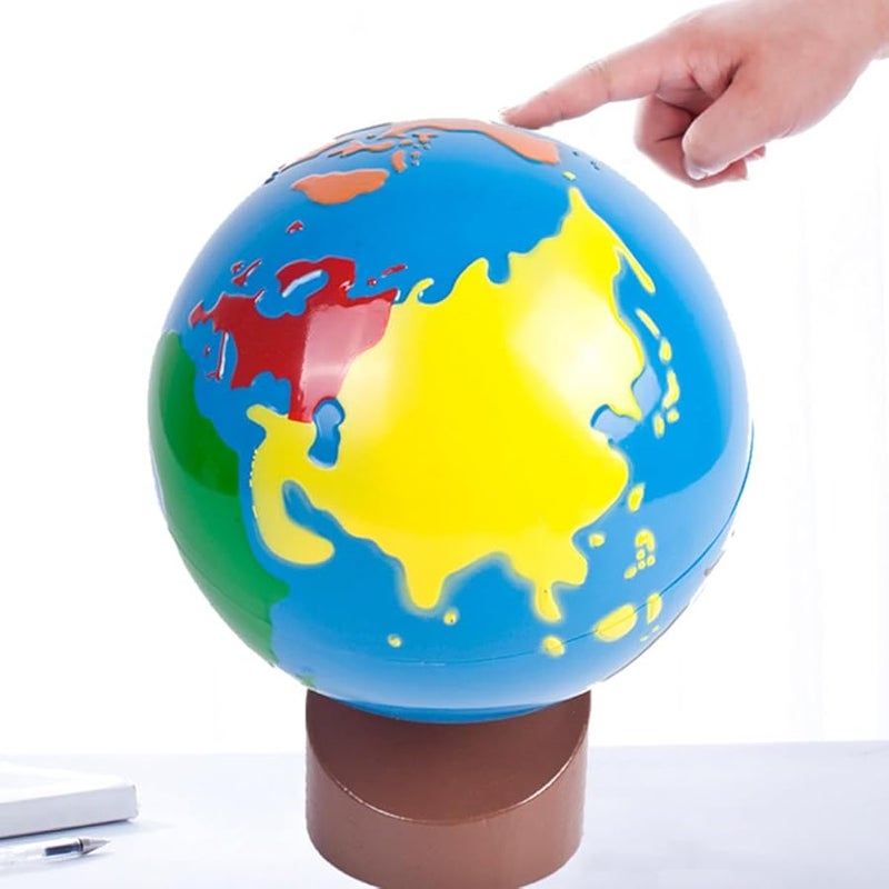 BESPORTBLE Eye Friendly Desktop World Globe for Early Education Home School Office Learning - Image 3